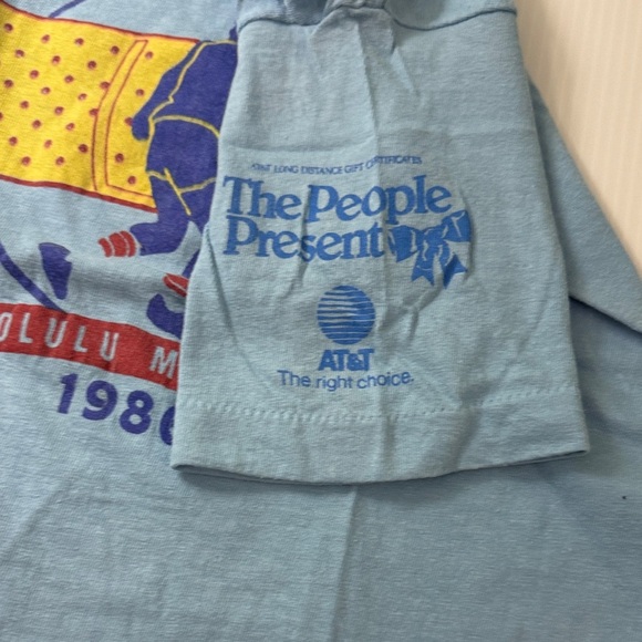 Vintage, Honolulu Marathon Volunteer Shirt - Blue - Picture 3 of 7
